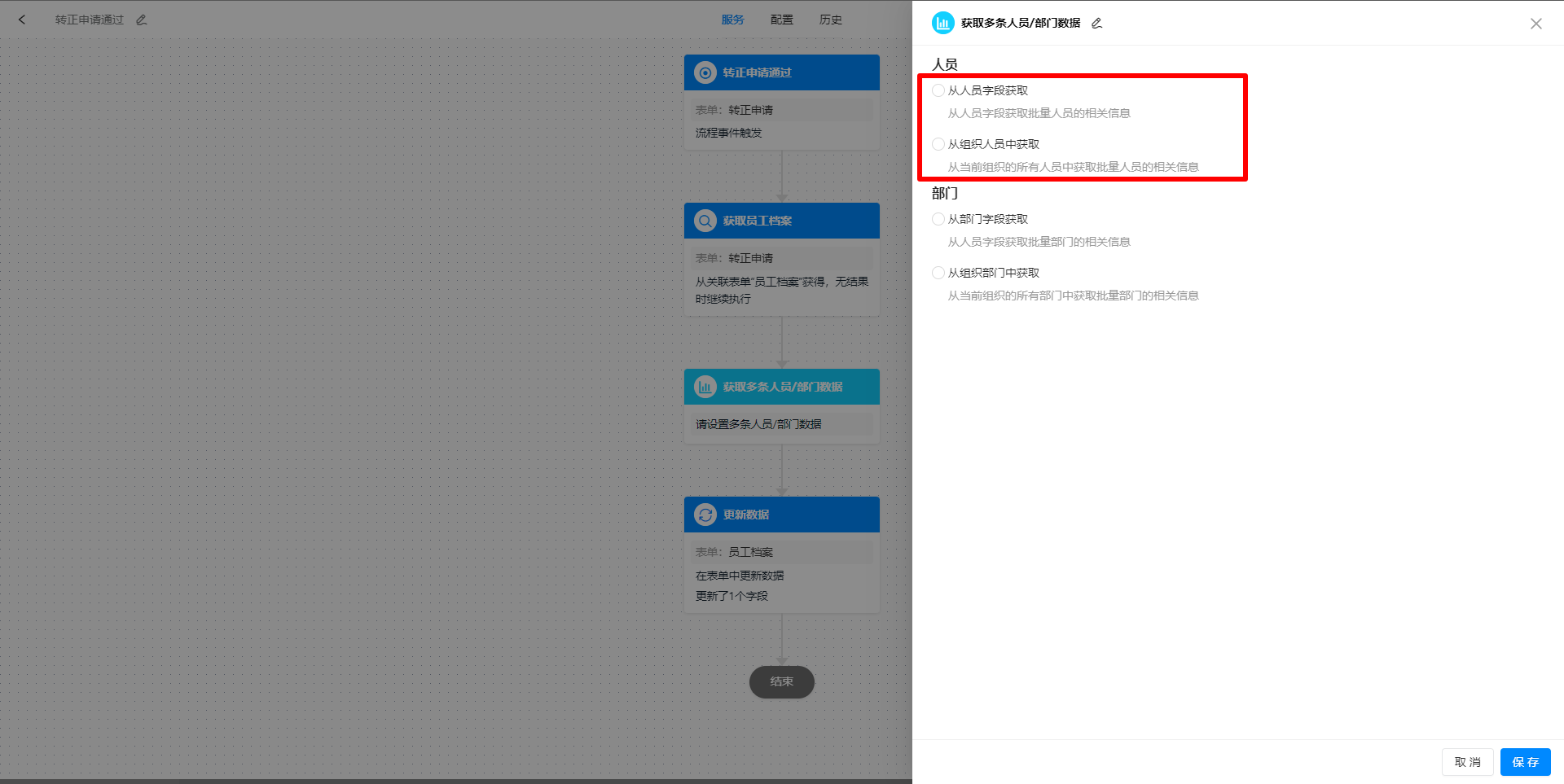 人员获取数据方式