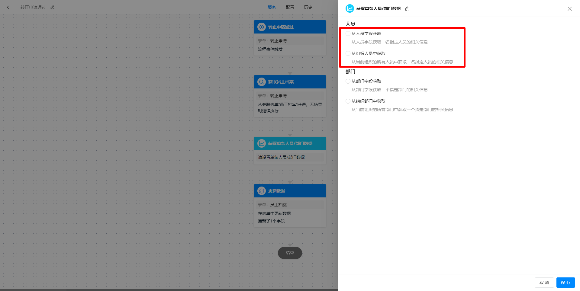 人员获取数据方式