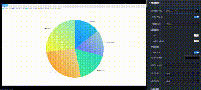 饼图类型功能演示
